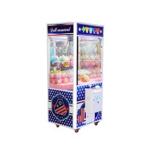 Doll Colorful Toy Grabber Claw Machine For Shoping Mall Games Room Playing