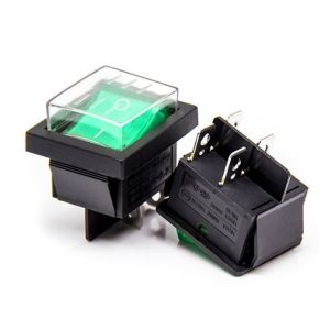 On Off Switch 4 Pin 2 Position 16a 250v Rocker Switch With Waterproof Cover