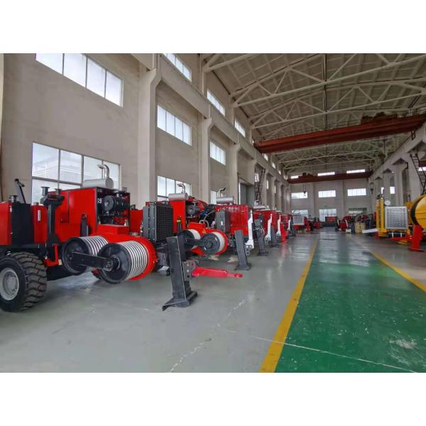 Quality Max Pulling 220KN Bull-Wheel Diesel Hydraulic Cable Stringing Equipment for sale