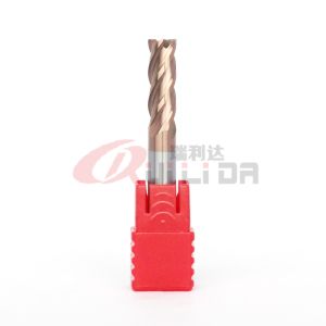 4 Flutes Single Flute Carbide End Mill 6mm 1/4" 1/8" HRC55