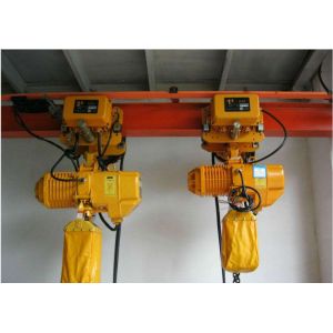 Hand Pulled Small Tonnage Chain Electric Crane Hoist For Beam Crane
