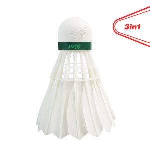 Dmantis 3in1 Duck Feather Shuttlecocks Hybrid Shuttlecock Badminton Birdies
