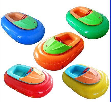 Mini 0.9mm PVC Swimming Pool Toys Inflatable Motorized Bumper Boat