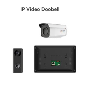 166° Angle View All Black/Silver WIFI Video Doorbell 8 Month Stand by H.264
