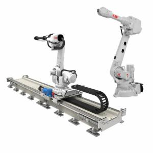 China ABB Industrial Robot IRB 2600 For Warehouse Picking Robot 6 Axis Robotic Arm With CNGBS Linear Rail Track on sale