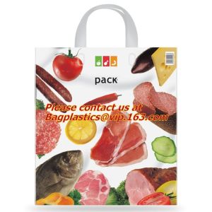 Soft loop handle 100% biodegradable plastic bags plastic bag biodegradable,