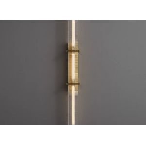 Nordic copper wall lamp modern simple bedroom bedside minimalist light luxury