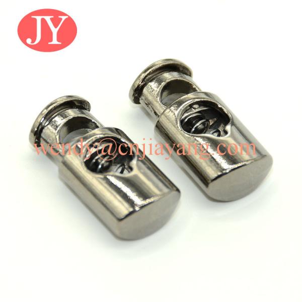 Quality jiayang Custom colour metal cord lock end stopper for string for sale