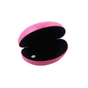 Printed Logo Custom Sunglasses Case PU Eyeglasses Carrying Case