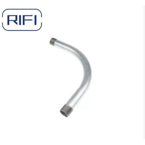 Pre Galvanized IMC Conduit Pipe Custom Rigid 90 Degree Elbows IRE050-IRE400