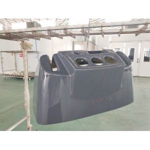 Custom fiberglass loader engine hood Fiberglass agricultural vehicle components