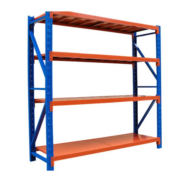 4-Level Adjustable Steel Garage Racking with Custom Powder Coating for Stacking and Storage