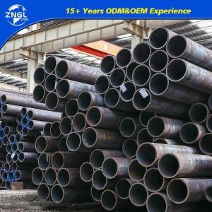 Round Seamless Carbon Steel Pipe API 5L Hot Rolled Non Oiled