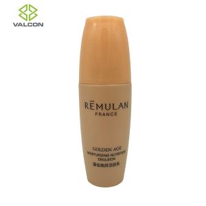 Empty Plastic Tube Bottles Orange Screw Cap Silk Screen Printing 20 ML