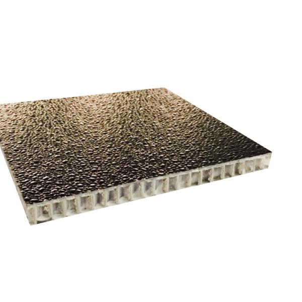 Quality Gelcoated Embossed FRP Honeycomb Sandwich Panel For Making Truck Tri-Fold Cover for sale