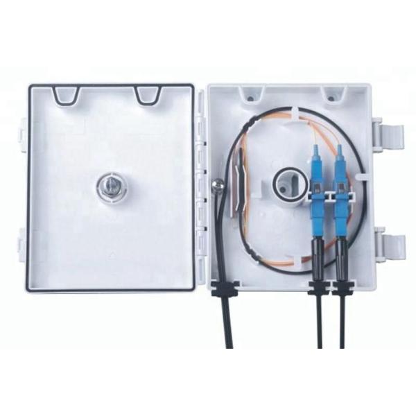 IP55 SC Fiber Optic Distribution Box For Wall Mounting Compatible With Cables White/Grey/Black