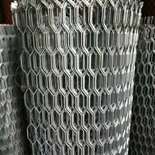 Quality Galvanized Steel Expanded Wire Mesh , Decorative Expanded Metal Mesh Firm Structure for sale