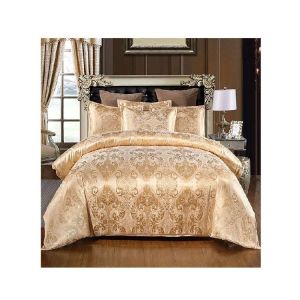 European Style Rotary Screen Printing Satin Bedding Set 3 4 6 7 Piece Cotton