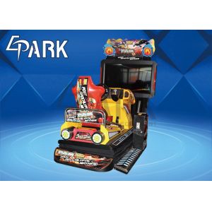 Indoor 3D Film Dynamic Chair Arcade Racing Simulator / Car Driving Game Machine