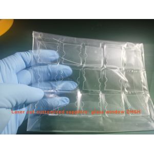 Customized Shape Laser Cut Sapphire Windows , Sapphire Coated Crystal