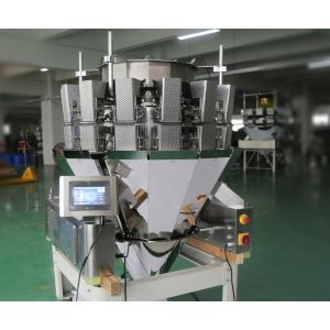 14 Heads Screw Multihead Weigher Packing Machine SUS 316