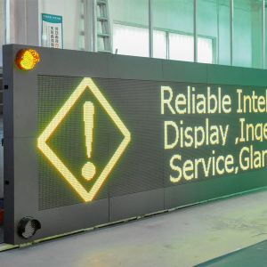 High Brightness VMS LED Display with 16mm Pixel Pitch and 3906 dot/m2 Density