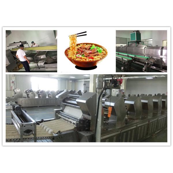 Integral Structure Automatic Noodle Making Machine , Fried Instant Noodle Making