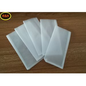 Nylon Mesh Tea Filter Bags 4.5 * 4.5 Inch 72 Micron With Double Stitching