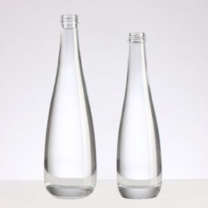 500ml 550ml Water Glass Bottle for Beverage Industry in Frosted Design