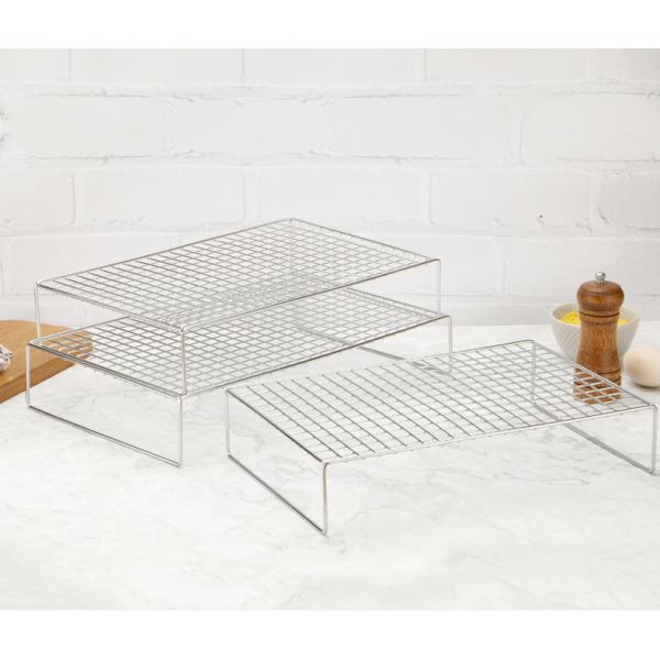 Triple Layer Cake Cooling Rack Grill Mesh Baking Grill