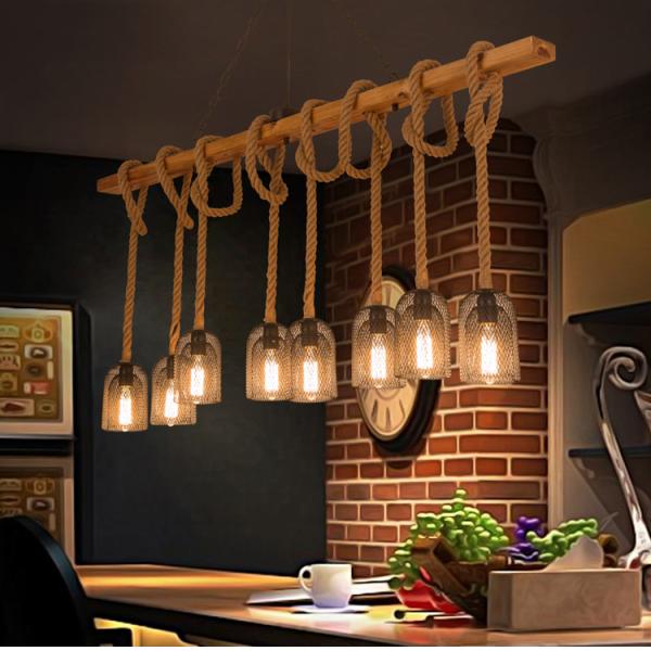 Loft Vintage Chandelier Light Industrial Headlight Store Dining Room retro light(WH-VP-220)