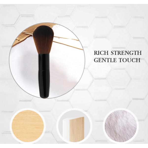 Cosmetics Angled Makeup t Foundation Makeup Brush With Black Handle