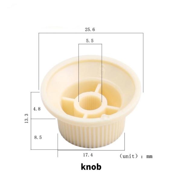 Customizable Precision Potentiometer Knob For Accurate Adjustments