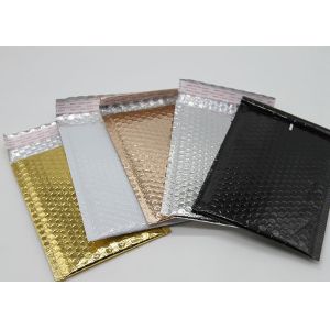 Wholesale 2 Sealing Sides Metallic Bubble Envelopes , Multi Color Bubble Shipping Envelopes from china suppliers