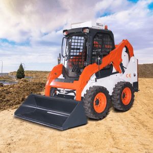 High Quality New Small Multifunction Mini Skid Steer Loader diesel Mini Wheel