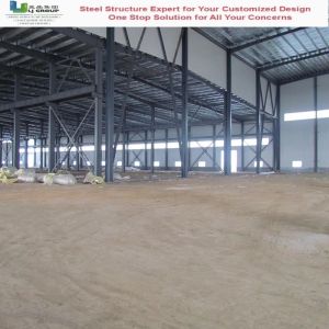 CE Certified Prefabricated Steel Structure Warehouse with Galvanized Frame