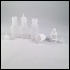 E Liquid 10ml LDPE PE E Liquid Bottles With Child Resist Cap Acid Base