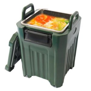 Military 40L Insulated Soup Carrier Stackable Square With SS Inside