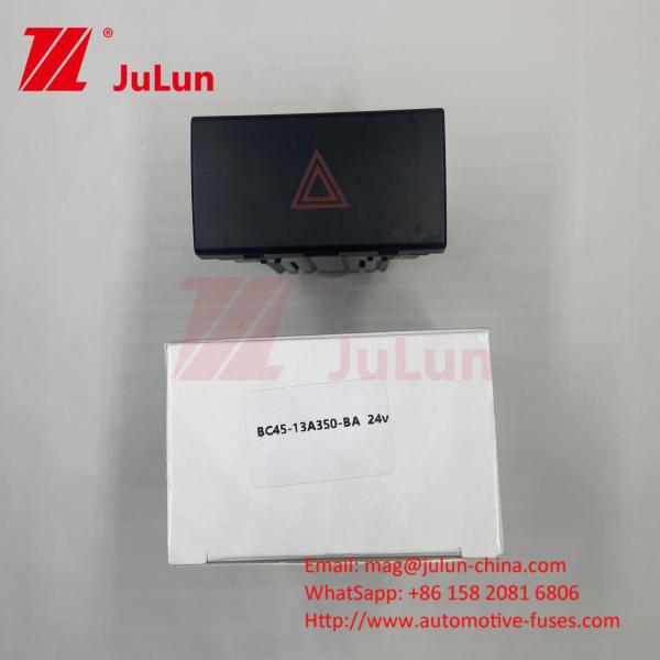 12V 24V Push Button Switch Hazard Light Switch Warning Alarm Light Switch Ford Truck BC45-13A350-BA Volkswagen Golf Emer