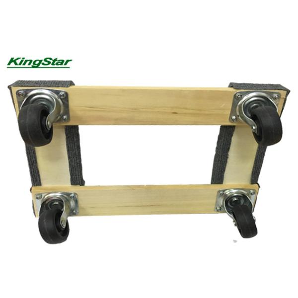 Carpeted End 4 Wheel Moving Dolly 18x12 Inches For Furniture Moving