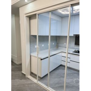 Versatile Modular Stackable Waterproof Particle Board Kitchen Cabinet Customizab