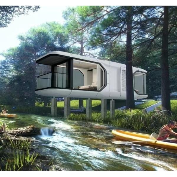 Easily Assembled Luxury Camping Space Capsule Prefab Cabin for Tourism Mobile