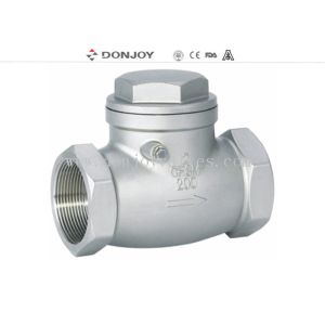 SS304 /SS316L ,Stinaless steel BSP Female thread swing Check valve,