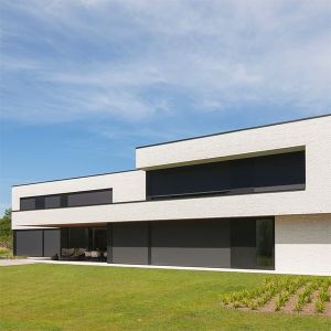 Customizable Fabric Zip Track Blinds With Aluminium Side Tracks