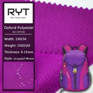 100% Polyester Jacquard Weave PU Fabric Waterproof Anti Static