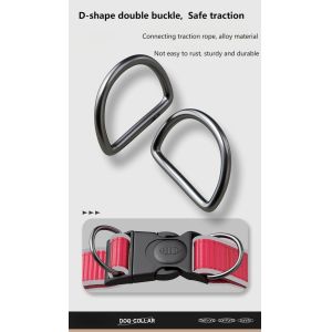 Anti-breakaway dog ​​collar Reflective anti-lost dog collar Adjustable medium