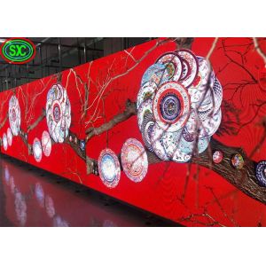 China 1200cd/M2 Brightness Curved LED Panel , HD Rental P2.9 P3.91 P4.81 led screen stage backdrop on sale
