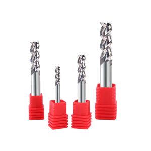Factory Sales High Quality Solid Carbide 3 Flute Flat End Mills Aluminium