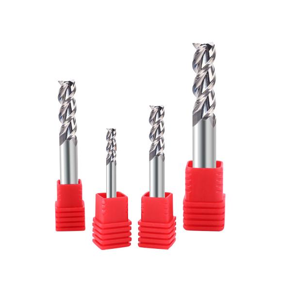 Factory Sales High Quality Solid Carbide 3 Flute Flat End Mills Aluminium