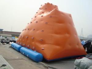 Wholesale Inflatable Water games / inflatable water iceberg / climbing tower air tight pvc tarpaulin from china suppliers